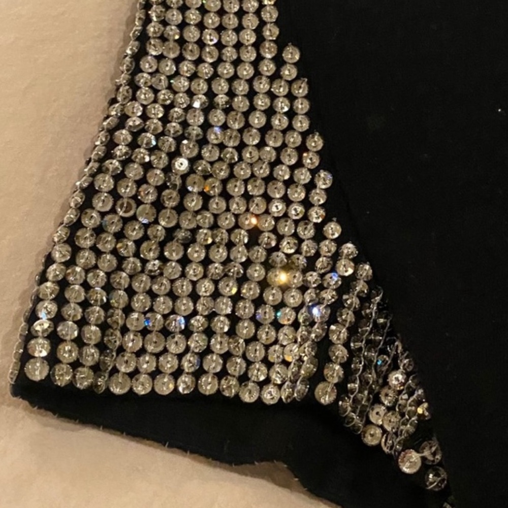Cashmere Black Crystal-Embellished Top - Picture 5 of 5